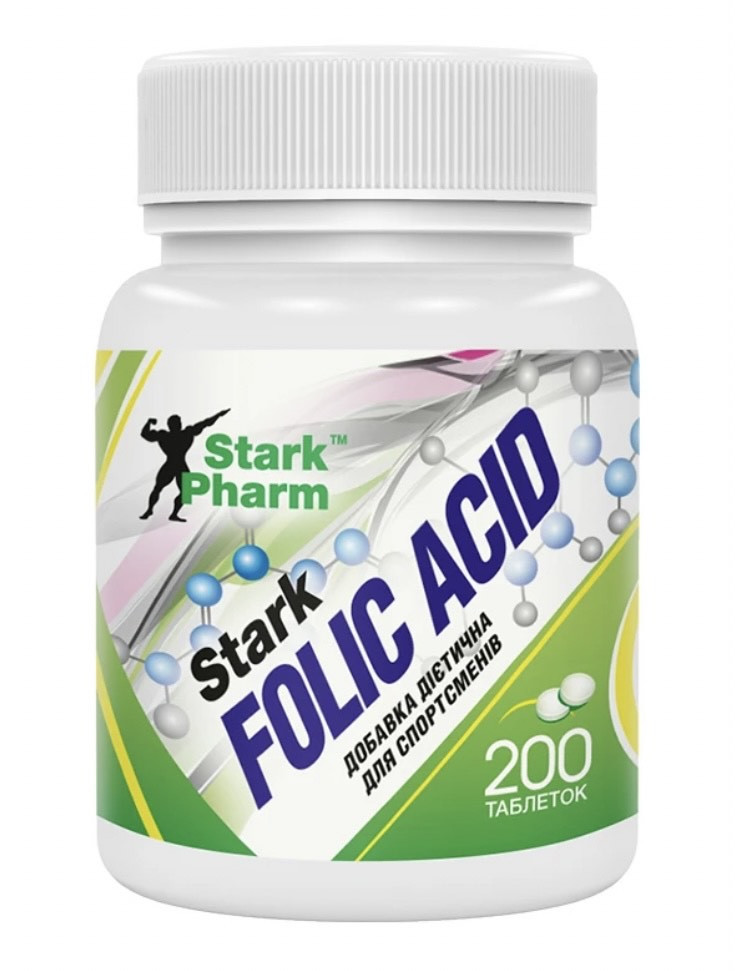 Фолієва кислота Stark Pharm Folic Acid 400 мкг 200 таблеток