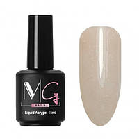 Акрил-гель жидкий MG Nail Liquid Acrygel №08 Бледно-розовый с микроблеском 15 мл (21602Es)