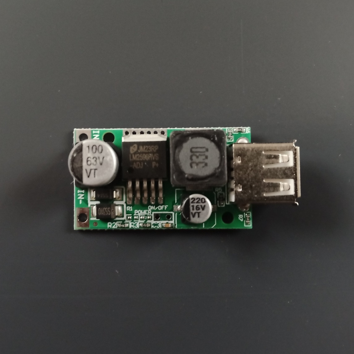 Понижувальний DC-DC перетворювач LM2596HV 7-48V - 5V 3A, HW-731