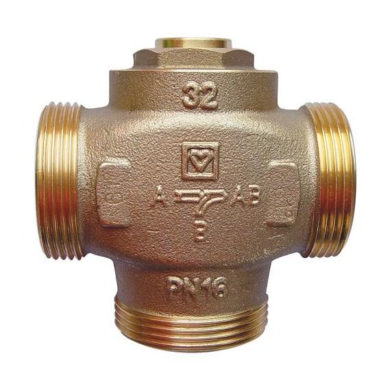 Клапан термосмесітельний трьохходовий HERZ Teplomix DN32 1 1/4" 61°C 1776604 латунний W_1192