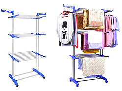 Сушарка вертикальна для підлоги Sweet Home 00175 для білизни одягу компактна до 50 кг W_1486