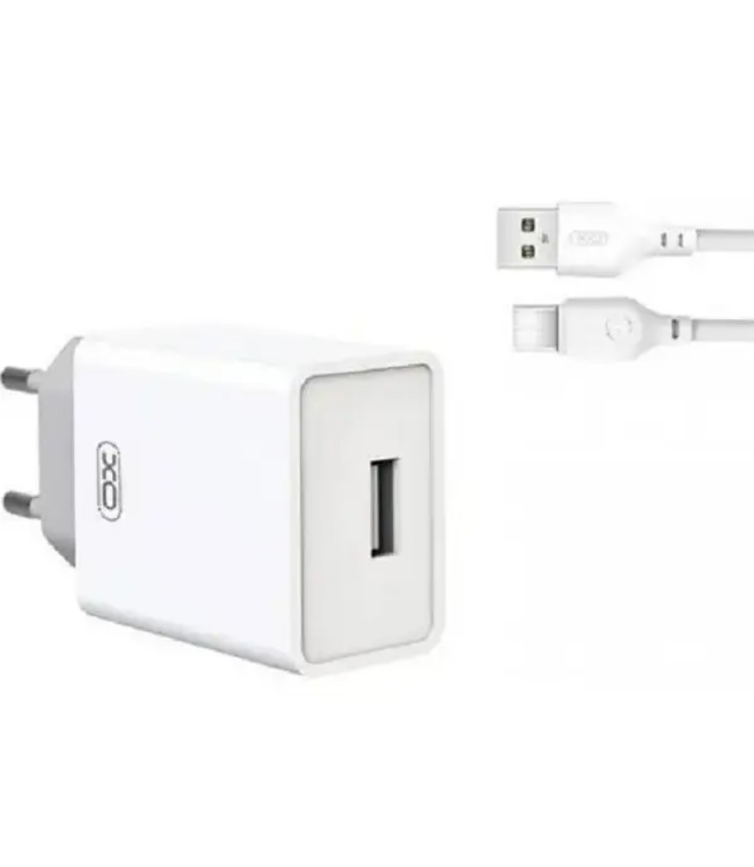 Блок живлення на 1 USB XO-L93 з кабелем Type C - USB 5V 2.4A