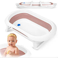Ванночка детская Ricokids бело-розовая 728100 складная бассейн для детей M_1467