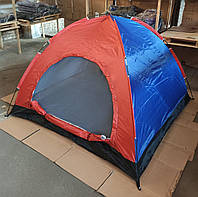 Трехсместная туристическая палатка водонепроницаемая для кемпинга, рыбалки, разные цвета M_1481