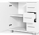 Тумба шафа під умивальник, тумба під раковину, комод під раковину Білий, фото 2