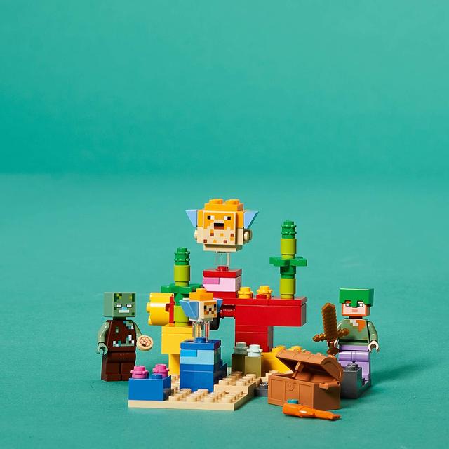 LEGO 21164 Minecraft Кораловий риф конструктор лего майнкрафт The Coral Reef