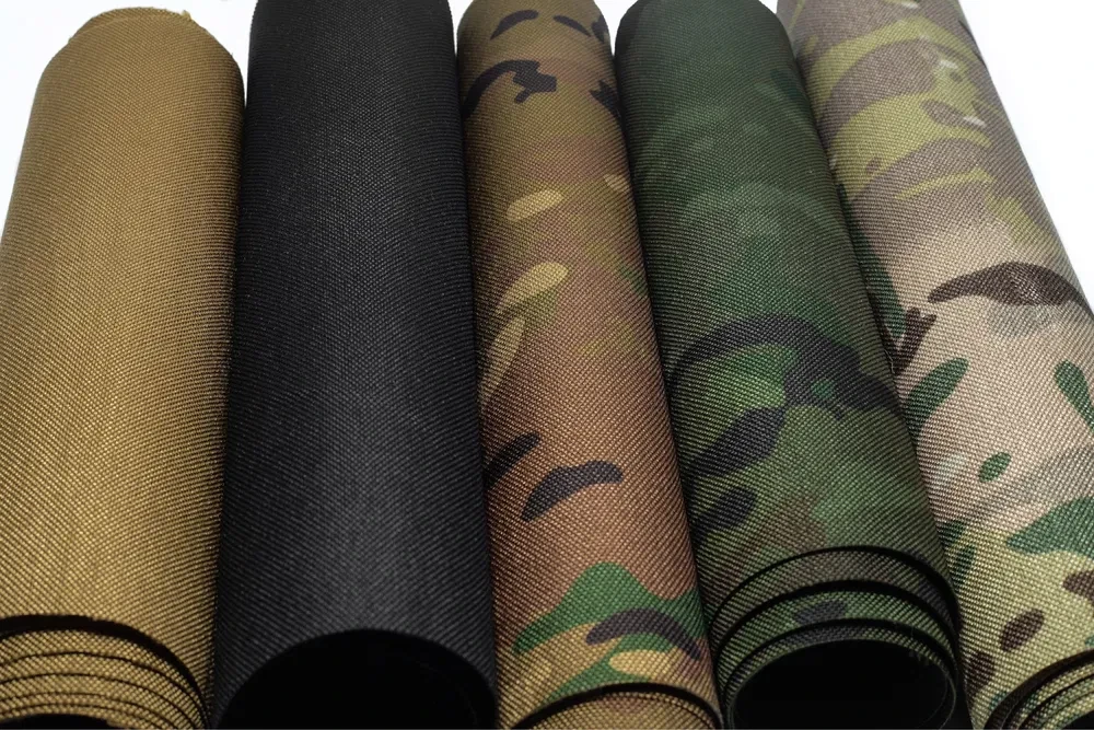 Тканина для пошиття спецодягу взуття рюкзаків Cordura/Кордура 1000D  350гр/м2 колір чорний, фото 1