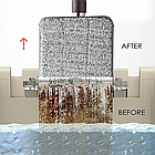 Швабра ледарка 2в1 з відром Scratch Cleaning Mop, Коричневий / Набір для прибирання швабра з віджимом та відром, фото 11