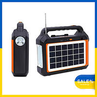 Ліхтар EP-0158 Power Bank радіо блютуз із сонячною панеллю 9V 3W