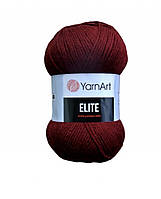 Пряжа Elite 100гр - 300м (577 Бордо) YarnArt
