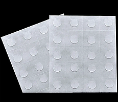 Клейові краплі для кріплення,  точки 12 мм для склеювання повітряних куль 20 штук на аркуші діаметр точки 12 мм