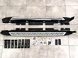 Пороги бічні OEM підніжки BMW X4 F26 2014-2018 2 шт., фото 3