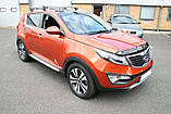 Пороги Kia Sportage R 2010-2015 стиль BMW БЕЗ КРЕПЕЖА, фото 3