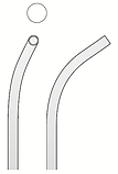 Шприц для внесення кісткового матеріалу вигнутий, діаметр 4,4 мм, Medesy 4886, фото 2