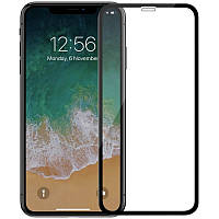 Защитное Стекло для Apple iPhone XS Max Black 5D 9H Full Glue Полная Проклейка Олеофобное Покрытие