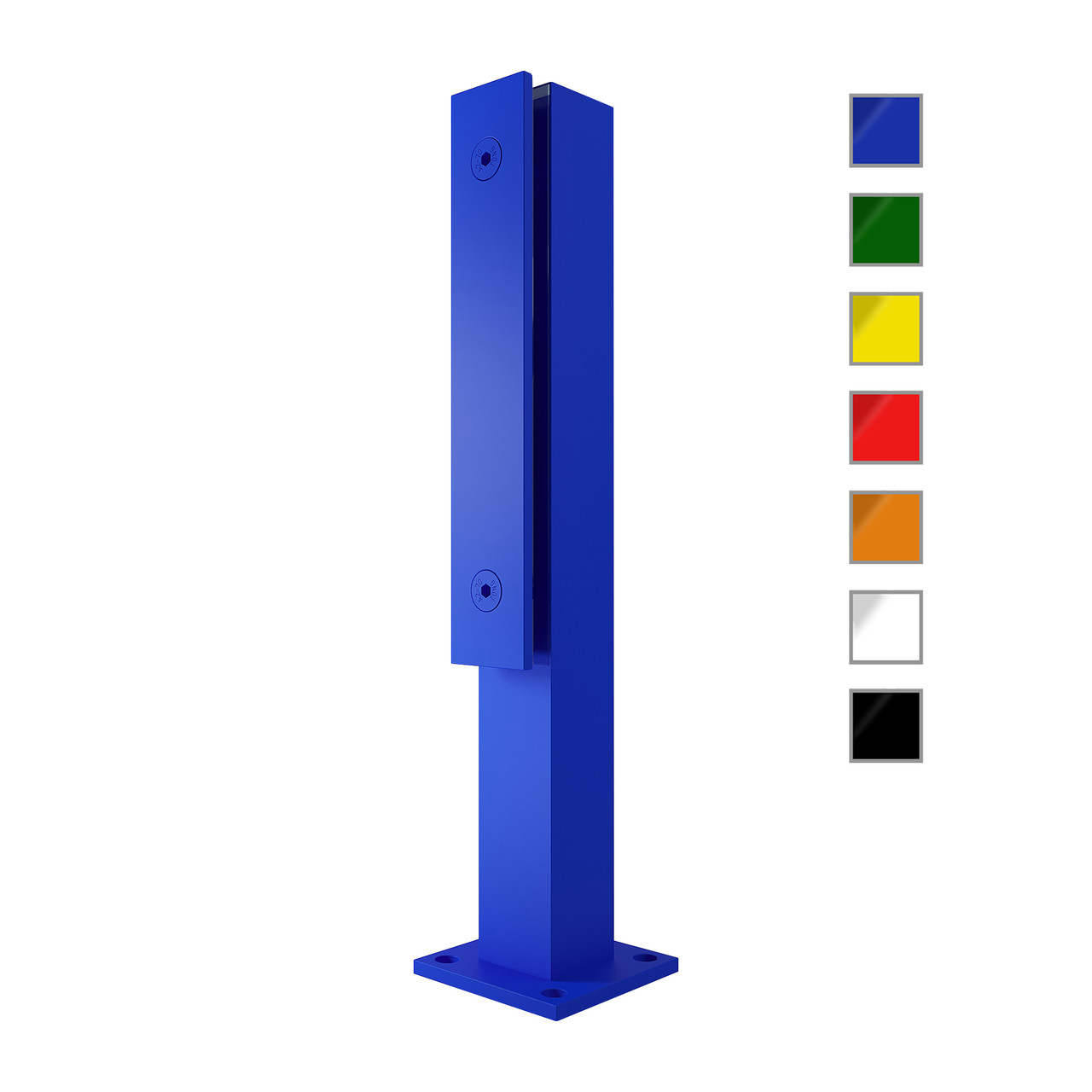 ODF-02-48-20-H360 Стійка для скляної огорожі з пластиною Н360, кольорова, фото 1