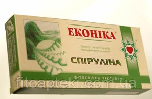 Свічки Еконіка Спіруліна 10 шт