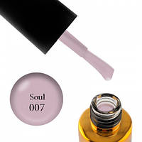Гель-лак F.O.X Spectrum Gel Vinyl 007 Soul, лілово-бежевий, 7 мл