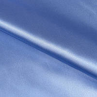 Ткань атлас плотный для платьев обуви банкетных фуршетных юбок скатертей декора голубая