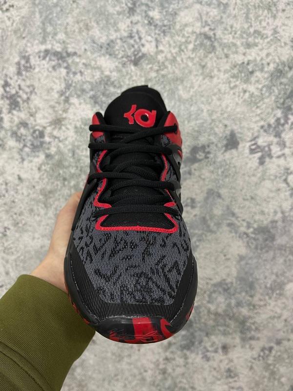 Nike kd cheap red and black
