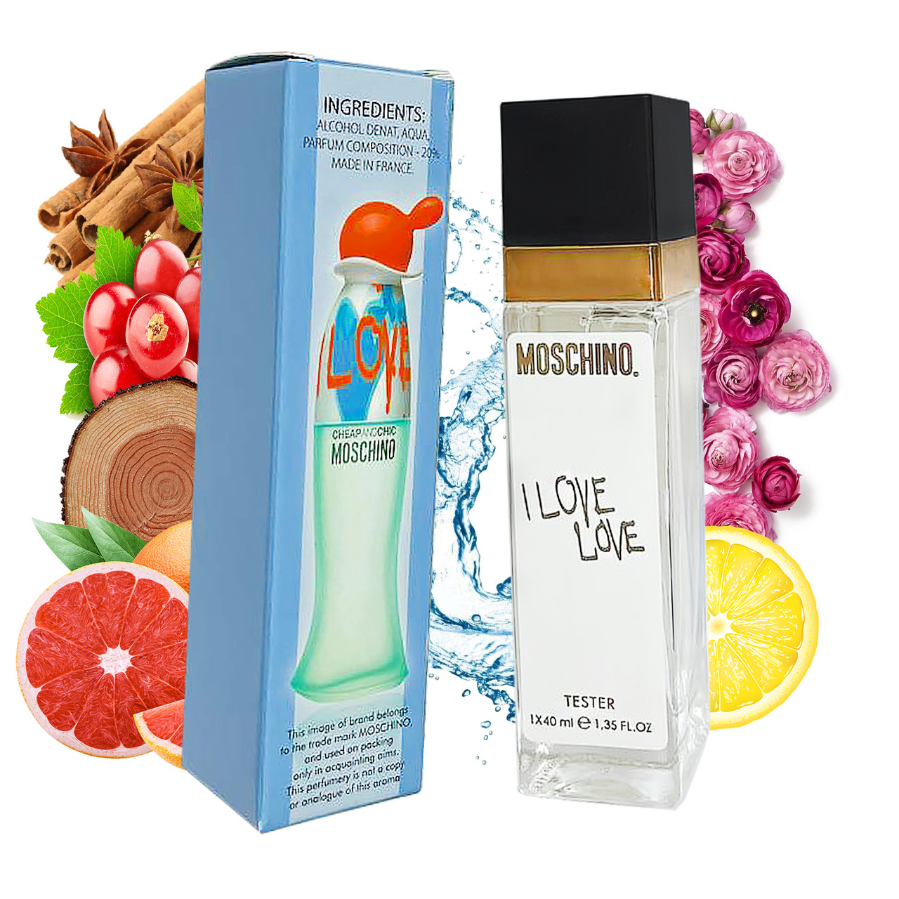 Moschino Cheap and Chic I Love Love (Москіно Чіп Чик Ай Лав Лав) 40 мл. ОПТ