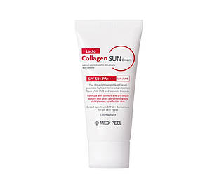 Medi-Peel Red Lacto Collagen Sun Cream SPF50 + PA ++++ 50 ml - Сонцезахисний крем з колагеном і лактобактеріями