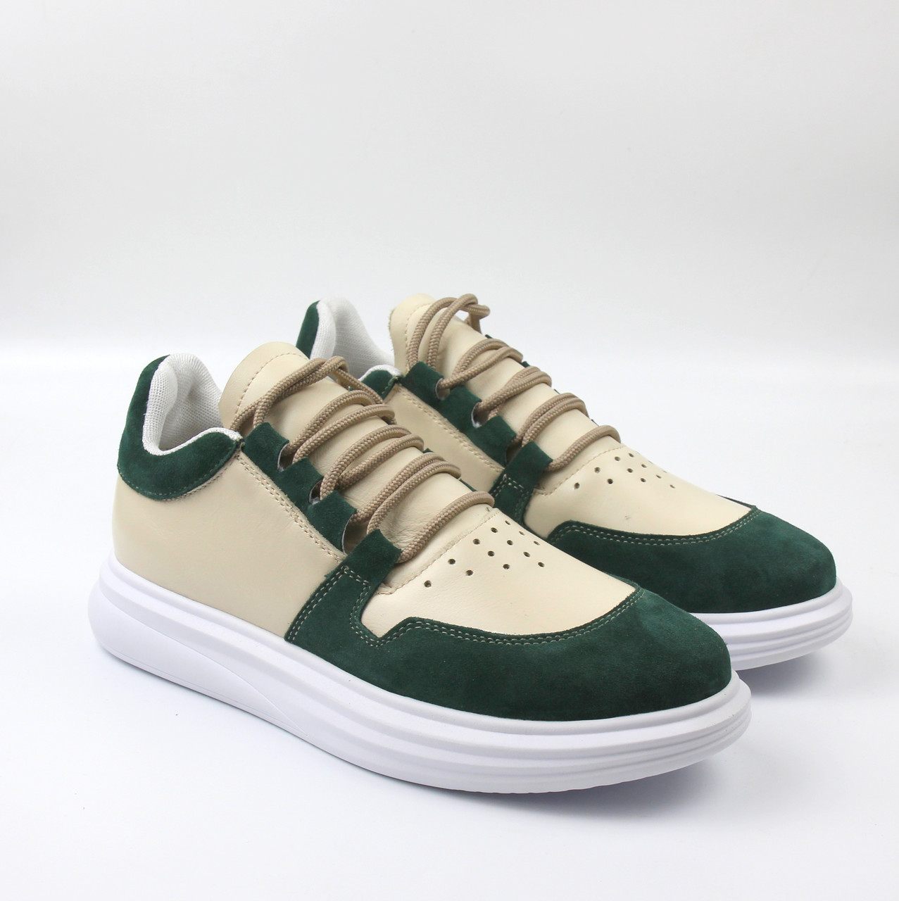 Зелені кросівки шкіряні кольору малахіт жіноче взуття великих розмірів 40-44 Rosso Avangard Pura Malachit Детальніше: 