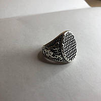 Крутое винтажное металлическое кольцо в стиле панк, размер 19