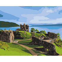 Набір для розпису "Замок Аркарт. Шотландія" 40*50 см 11237-AC