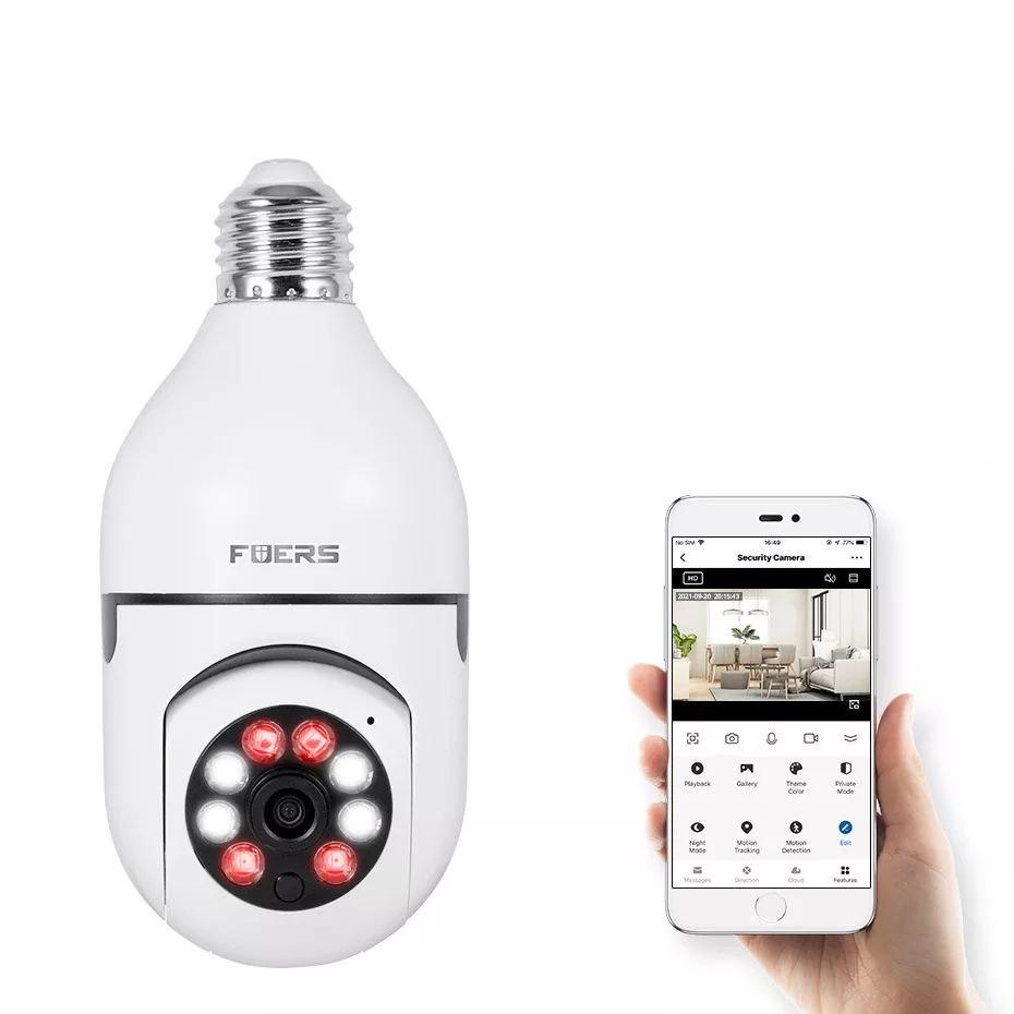 Поворотна камера лампа Fuers T14 з автоматичним відстеженням. TuyaSmart / Smart Life
