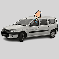 Бокове стекло Dacia / Renault logan / Largus переднее дверное опускное левое (Логан)