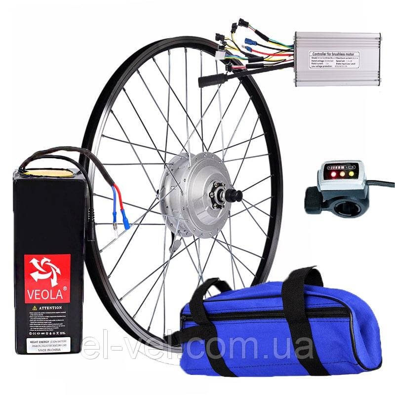 Електровелонабір 48В 500Вт XF15R + літієва АКБ 9Аг/15А (задній) + круїз