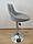 Крісло барне,візажне НС 931W, сіре, фото 2