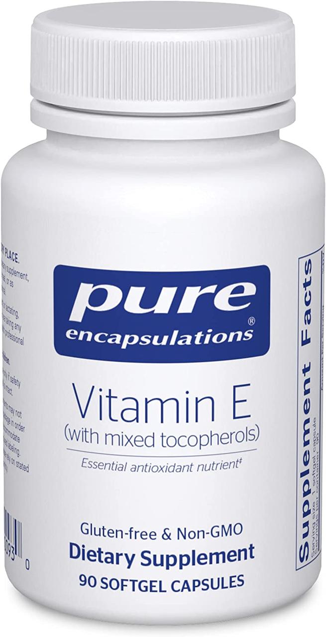 Pure Encapsulations Vitamin E (with Mixed Tocopherols) / Вітамін Е з сумішшю токоферолів