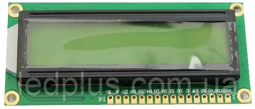 Індикатор ЖКИ 1602A-YG з підсвіткою LCD 1602