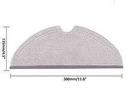 Ганчірки (Оригінал) для робот-пилососа Xiaomi RoboRock S50 / S51 / S55 / S5 Max / S6 / S6 MAXV / Q7 / Q7 Max / Q8 / E4 / E5 2 шт., фото 2