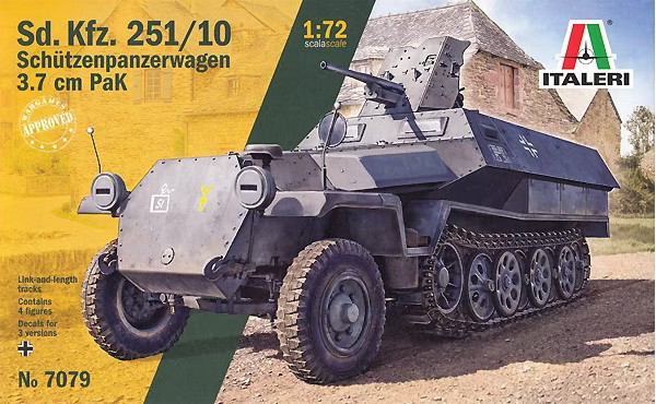 Пластикова модель 1/72 Italeri 7079 німецький бронетранспортер Sd.Kfz.251/10