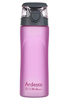 Бутылка для воды Ardesto Matte Bottle розовая (600 мл) AR2205PR