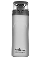 Бутылка для воды Ardesto Matte Bottle серая (600 мл) AR2205PGY
