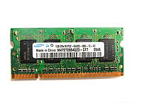 Модуль пам'яті  для ноутбука SODIMM Samsung 1ГБ DDR2 PC2-6400S-666-12-A3 800MHz  (M470T2864QZ3-CF7) Б/У