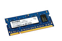 Модуль пам'яті для ноутбука SODIMM Elpida 1ГБ DDR2 PC2-6400S-666-12-A0 800MHz (ebe11ue6aesa-8g-f) Б/У