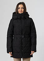 Куртка женская демисезонная черная длинная Towmy XL S