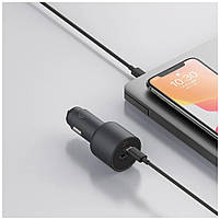 Автомобільний зарядний пристрій Xiaomi Mi Car Charger 1A1C 100W (CC07ZM), фото 8