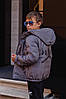 Двостороння куртка на хлопчика 2206, розміри 104-158, фото 4