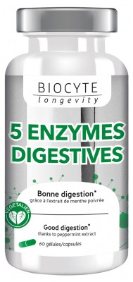 Капсули для травлення 5 Enzymes, 60 шт