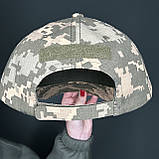 Тактична піксельна кепка з регулятором ззаду, кепка для ЗСК, військова кепка під форму піксель, фото 5