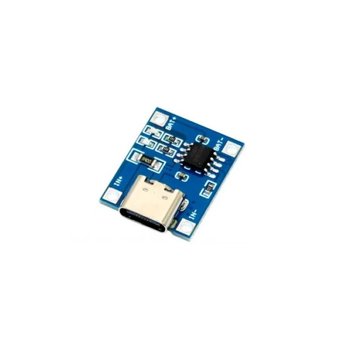 TP4056 контролер заряду Li-ion 5V 1А Type-C без захисту від розряду
