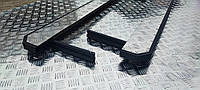 Боковые пороги площадки крашенные в черном мате с светлим листом на ВАЗ 2121 НИВА 1977+