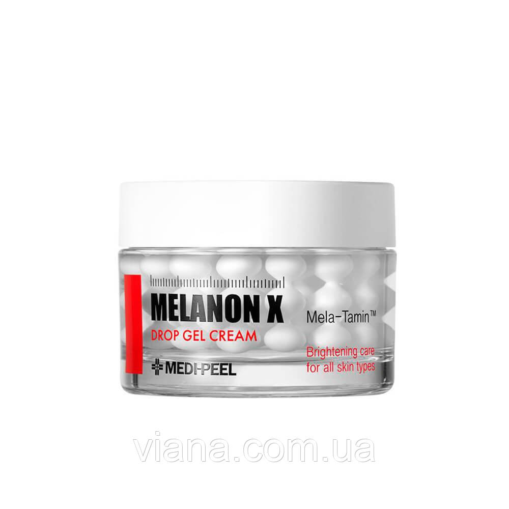 Освітлювальний капсульний крем із вітамінами та глутатіоном Medi-Peel Melanon X Drop Gel Cream 50 мл