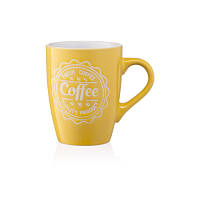 Новинка Чашка Ardesto Coffee 330 мл Yellow (AR3469Y) !